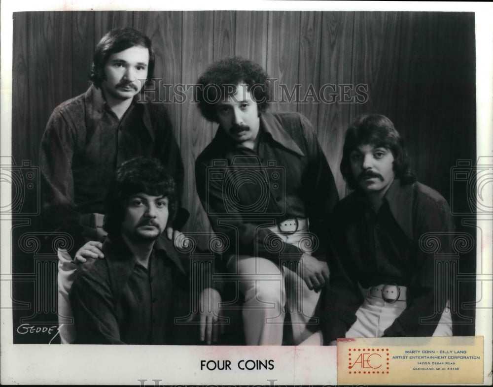 1973 Musical Artist Musicians Entertainers Four Coins  - Historic Images