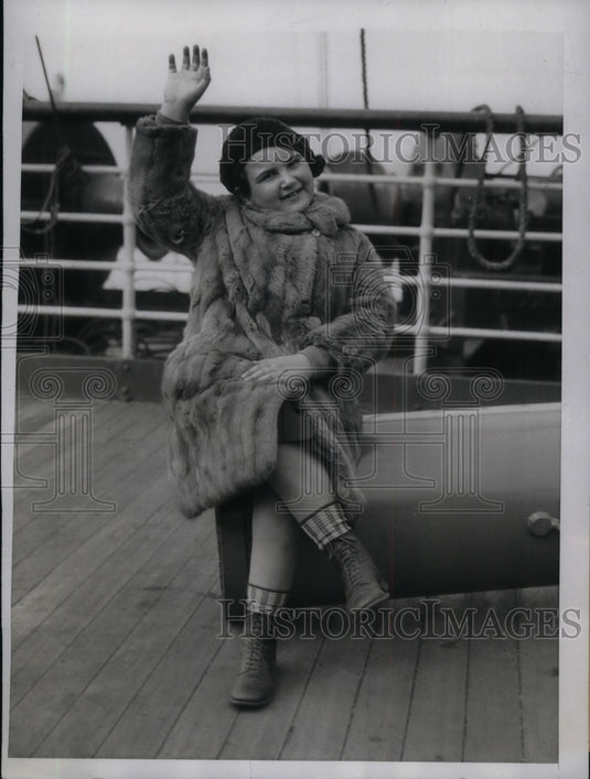 1934 Press Photo Popular Pianist & Musical Genius Ruth Glenzvsni - Historic Images