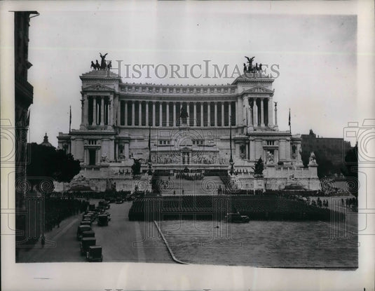1945 Press Photo Italy's Tomb of the Unknown Soldier in Rome - Historic Images