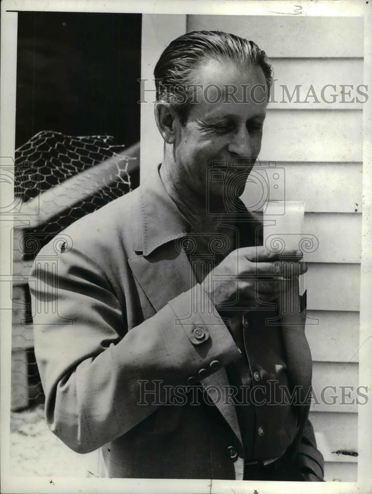 1940 Salt Lake City Mayor AB Jenkins Visits New York  - Historic Images