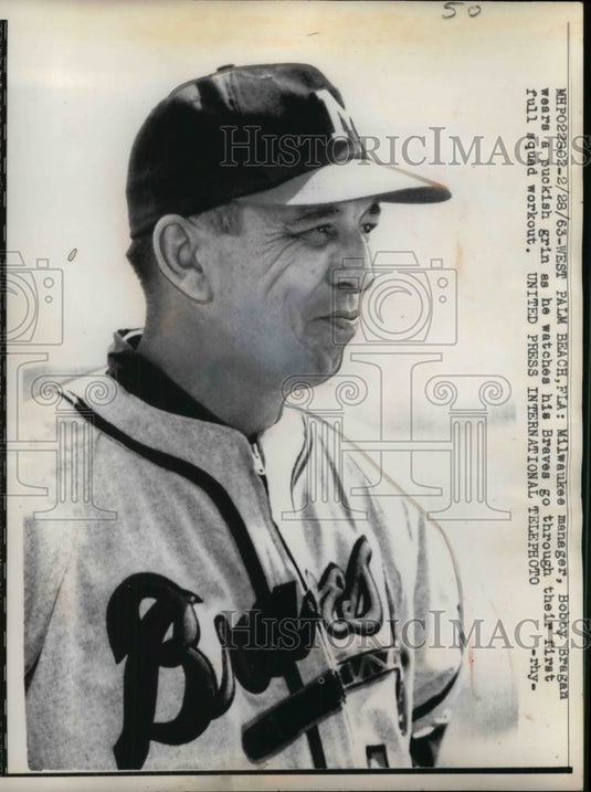 1963 Press Photo Bobby Bragan, Manager - nea18712 - Historic Images