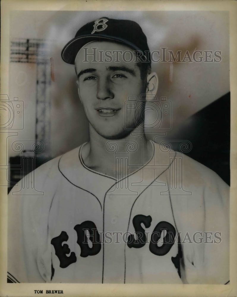 1963 Red Sox Pitcher Tom Brewer - Historic Images
