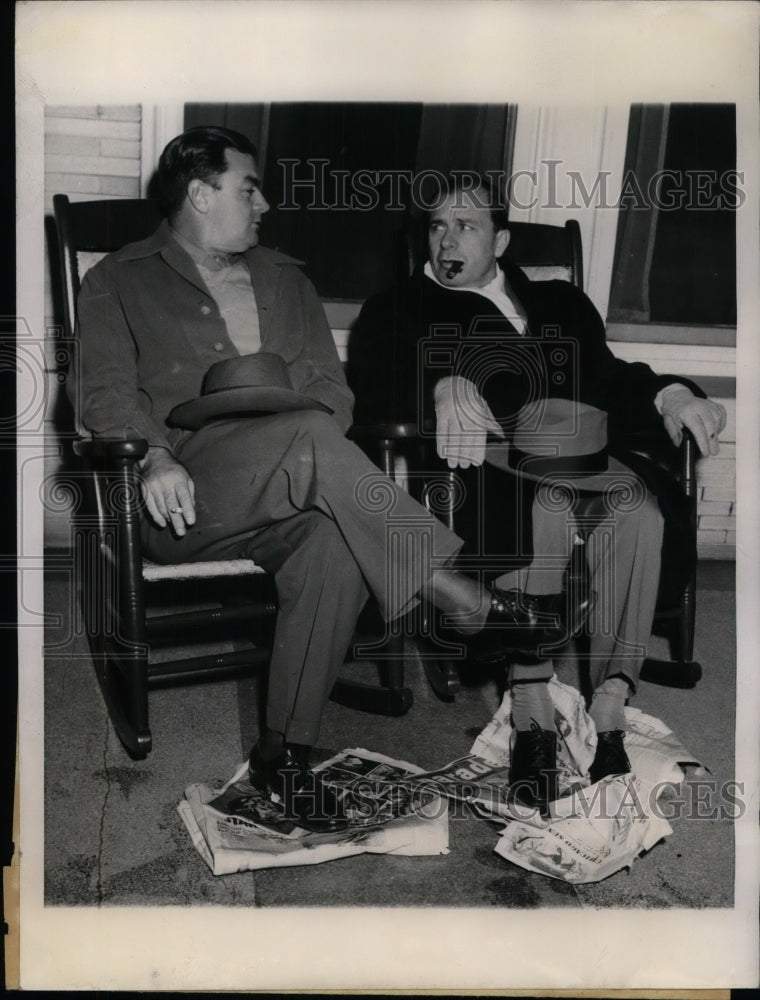 1944 Cubs mgr Jimmy Wilson & White Sox mgr Jimmy Dykes - Historic Images