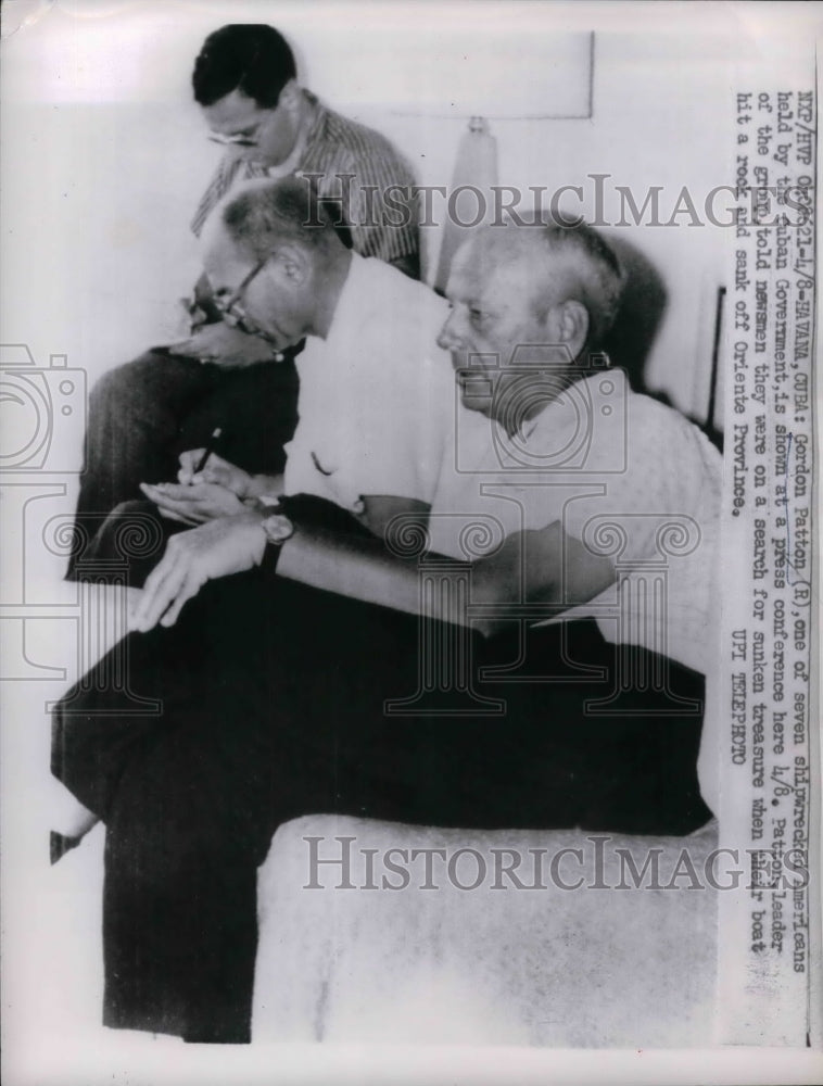 1962 Gordon Patton, shipwrecked American, held by Cuban Government - Historic Images