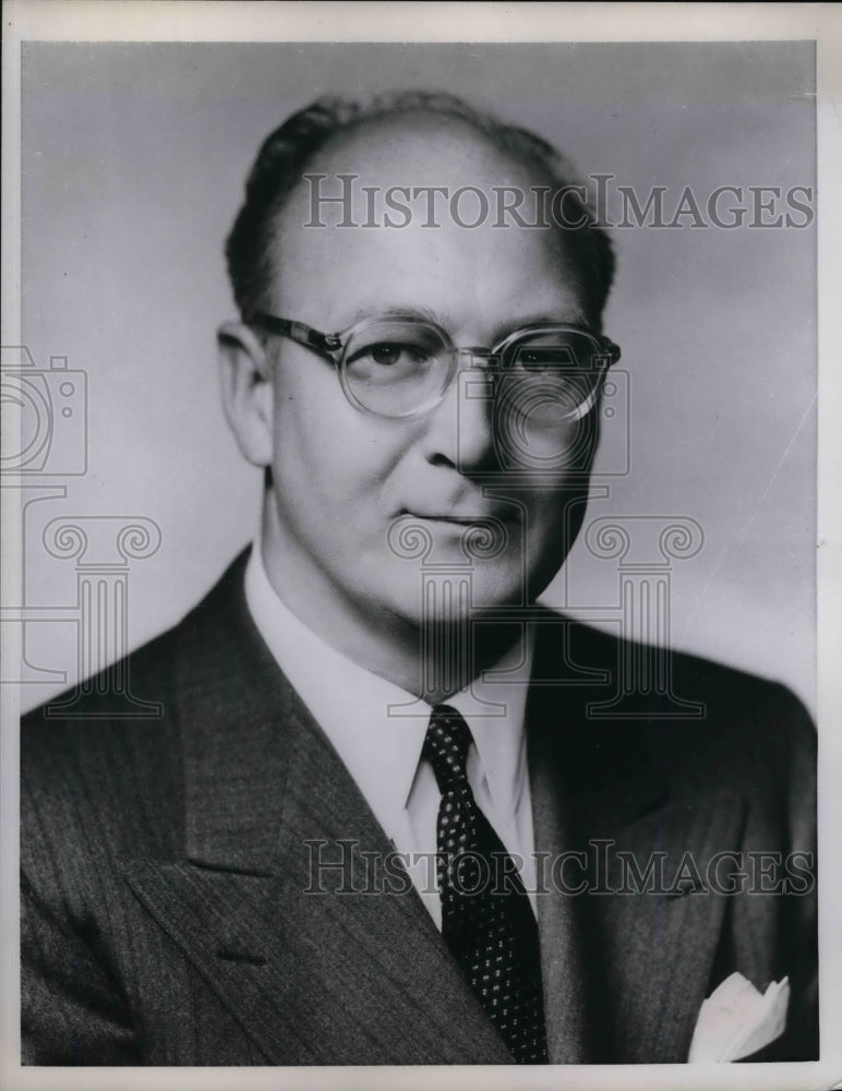 1958 John L. Burns, Pres. of Radio Corporation of America - Historic Images