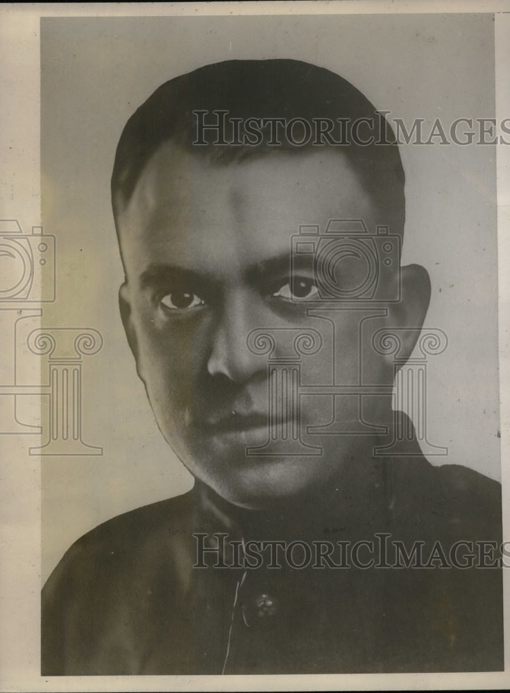 1927 Press Photo Major Gorden C. McCoy, U.S. Field Artillery, LA Flood Hero - Historic Images