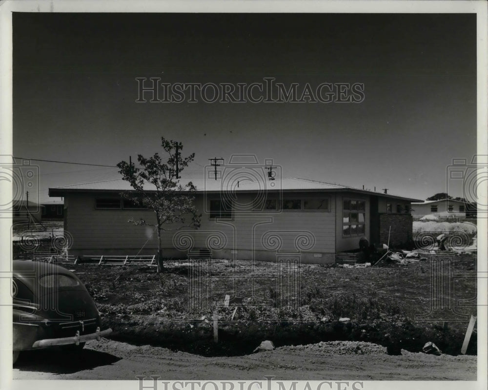 1954 Press Photo Ruberoid Composition Roofing Best In Southwestern Climates - Historic Images