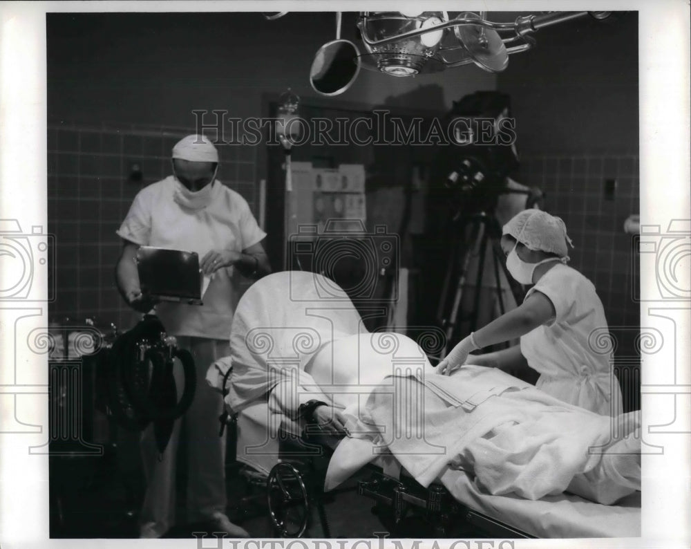 1962 Hospital Doctors Perform Breech Birth Operation  - Historic Images