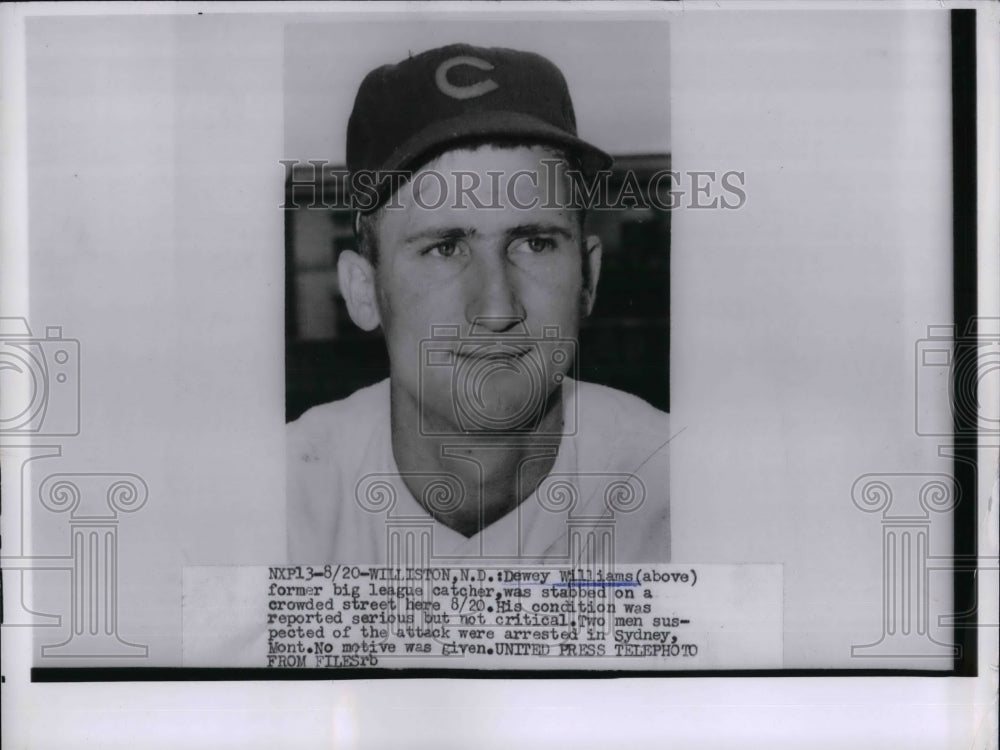 1954 Press Photo Chicago Cubs ewey Williams - nea20560 - Historic Images