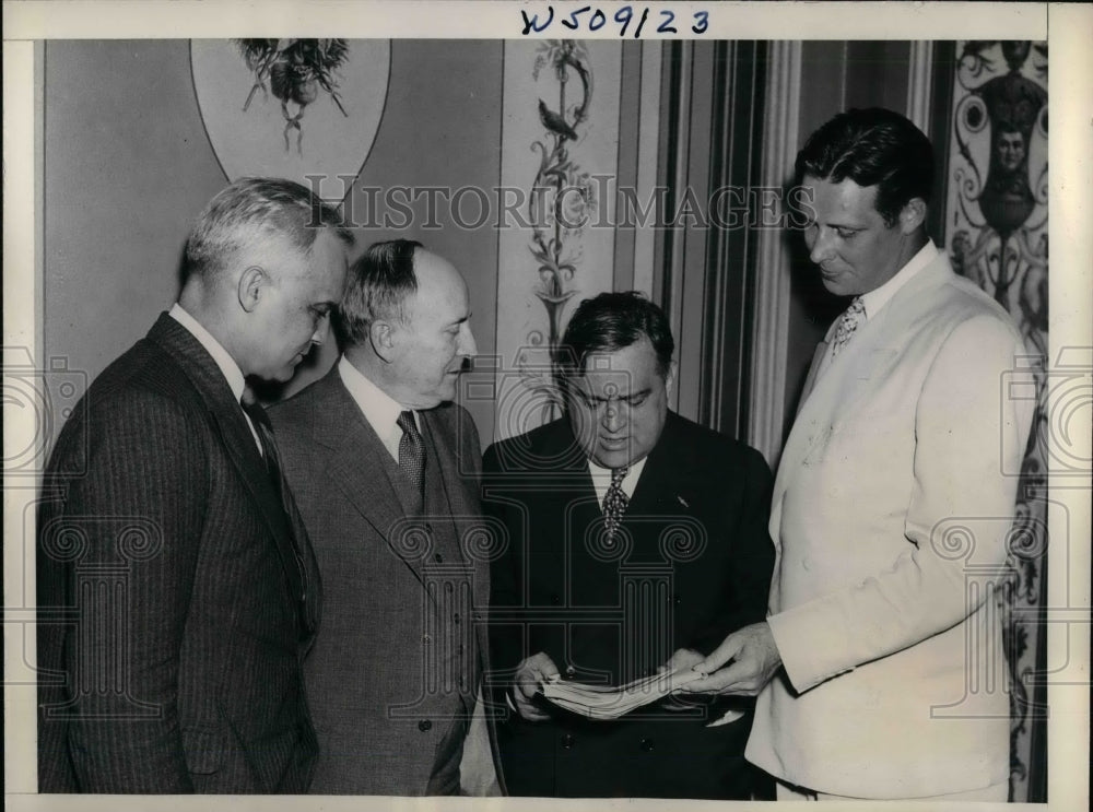 1939 Mayors, Burton:Cleveland,LaGuardia of NY,Boston&#39;s Tobin - Historic Images