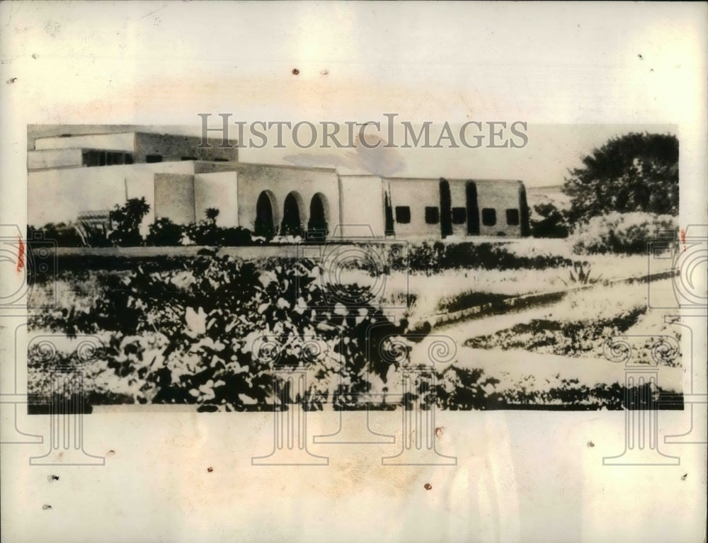 1936 Press Photo Moroccan Villa Hammanet North Africa Owned by Mrs Wallis Simpso - Historic Images