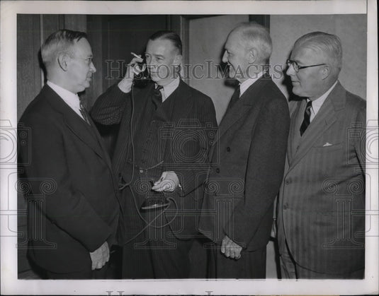 1945 Businessmen John Herndon Robert Johnson L Stauffer Oliver - Historic Images
