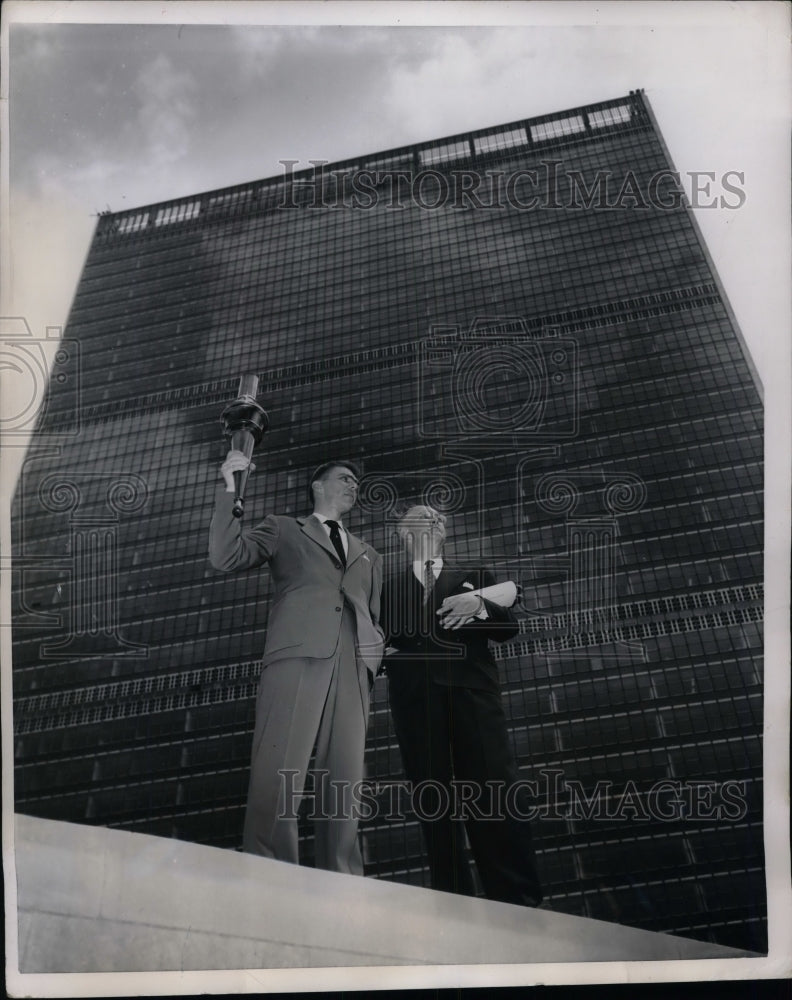 1951 UN Building 39 Stories Tall New York  - Historic Images
