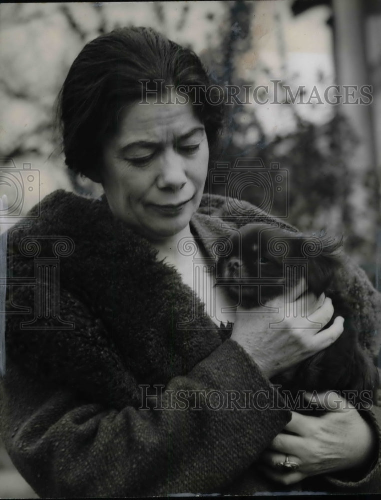 1939 Press Photo Mrs Mable West Jones of Alabama in Court Over Vaccinating Dog - Historic Images