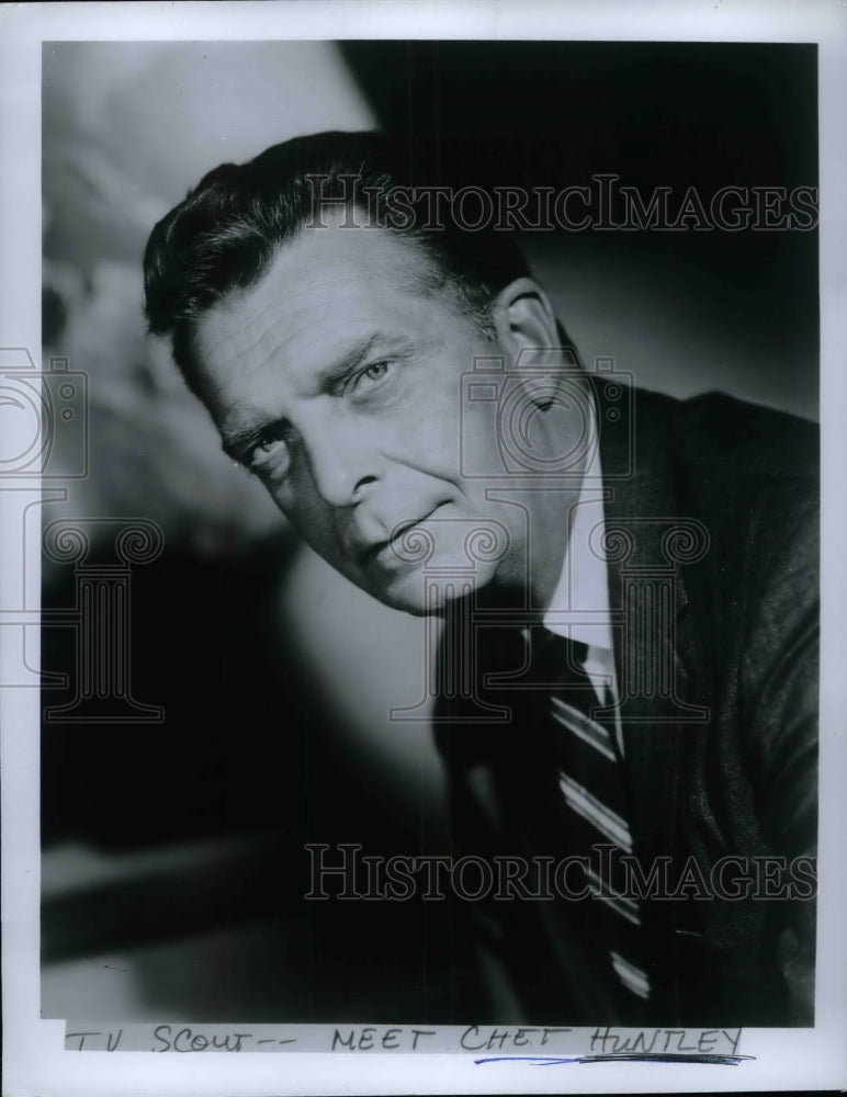 1970 Actor Chet Huntley - Historic Images