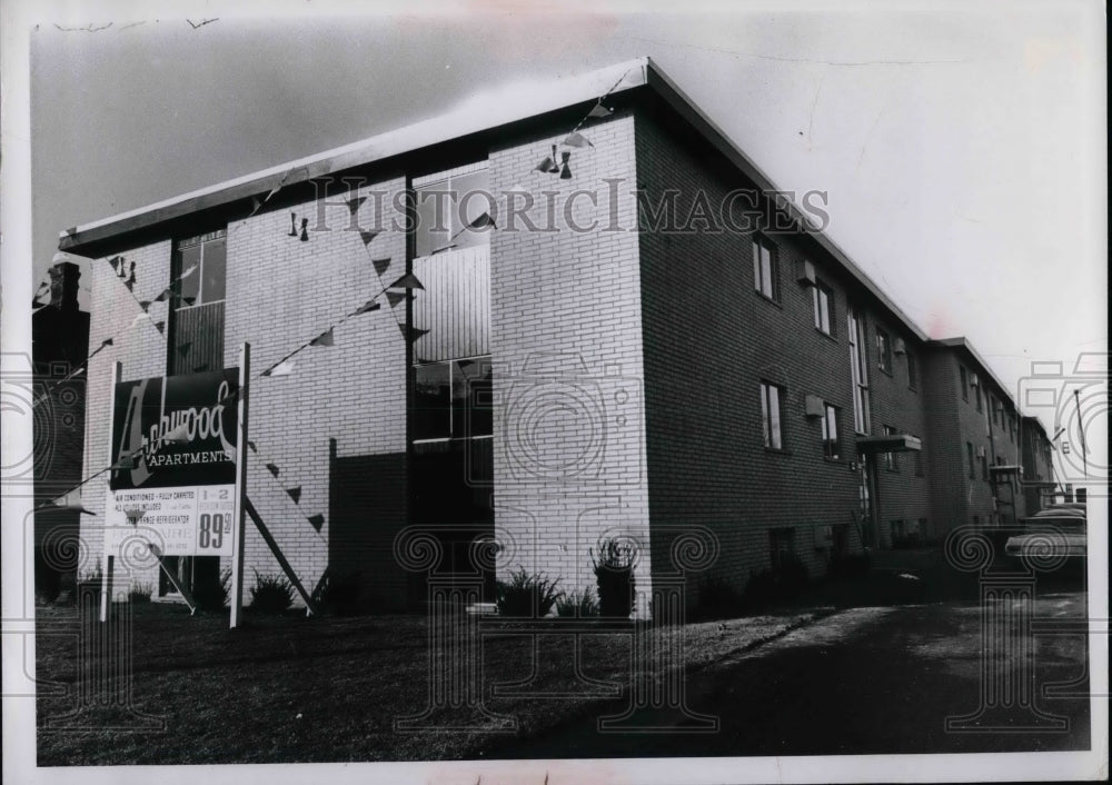 1964 Exterior Of Archwood Apartments Building  - Historic Images