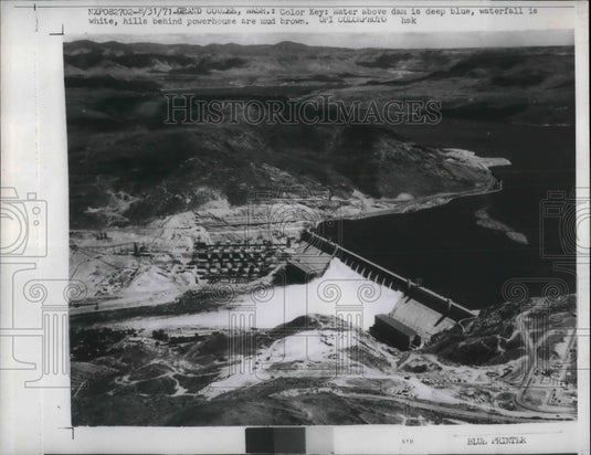1971 Press Photo Grand Coules Washington Spillway - nea22891 - Historic Images