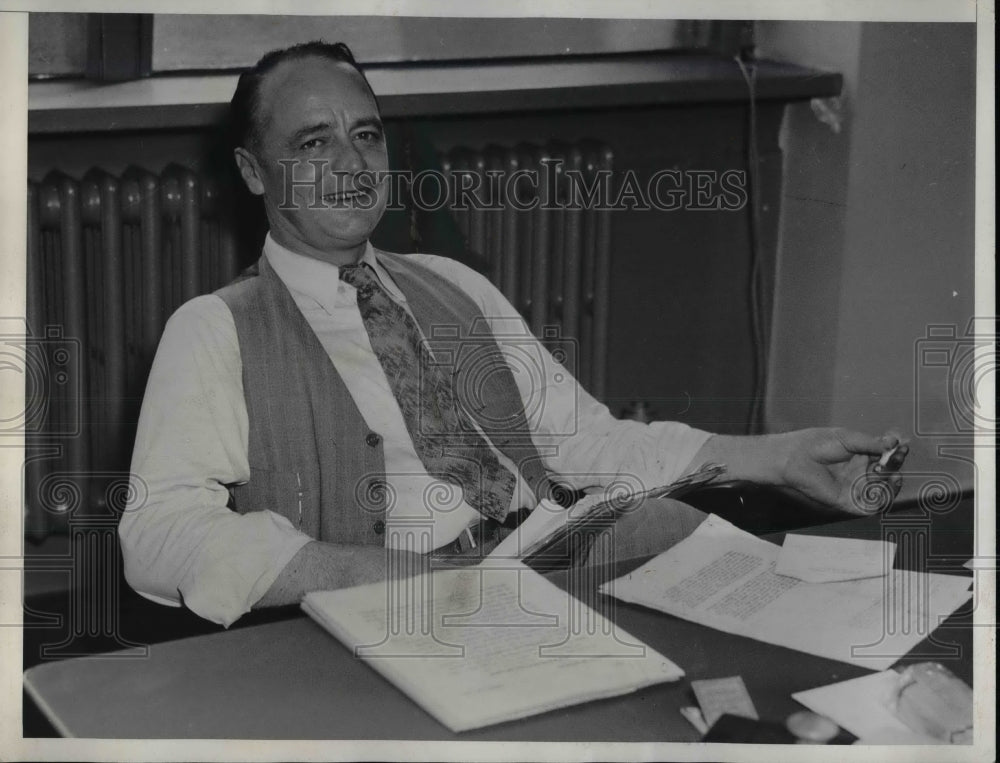 1933 Press Photo Alexander Johnston, brother of NRA head, Gen. Hugh Johnson - Historic Images