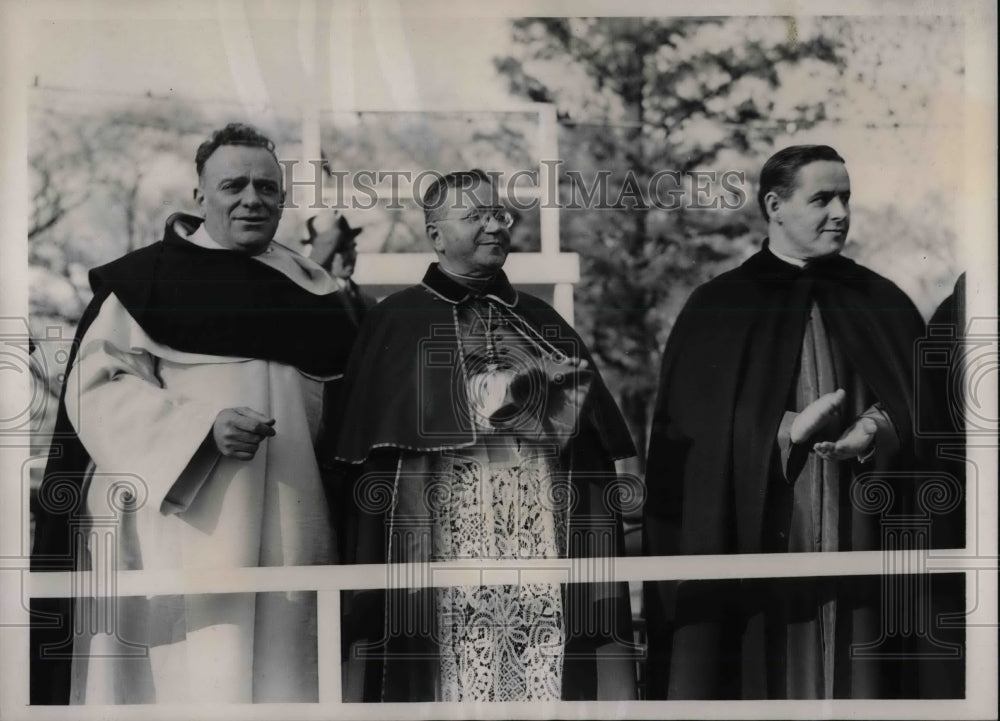 1939 Press Photo Father Ionatius Smith,Ameleto Giovanni &amp; Joseph McShea - Historic Images