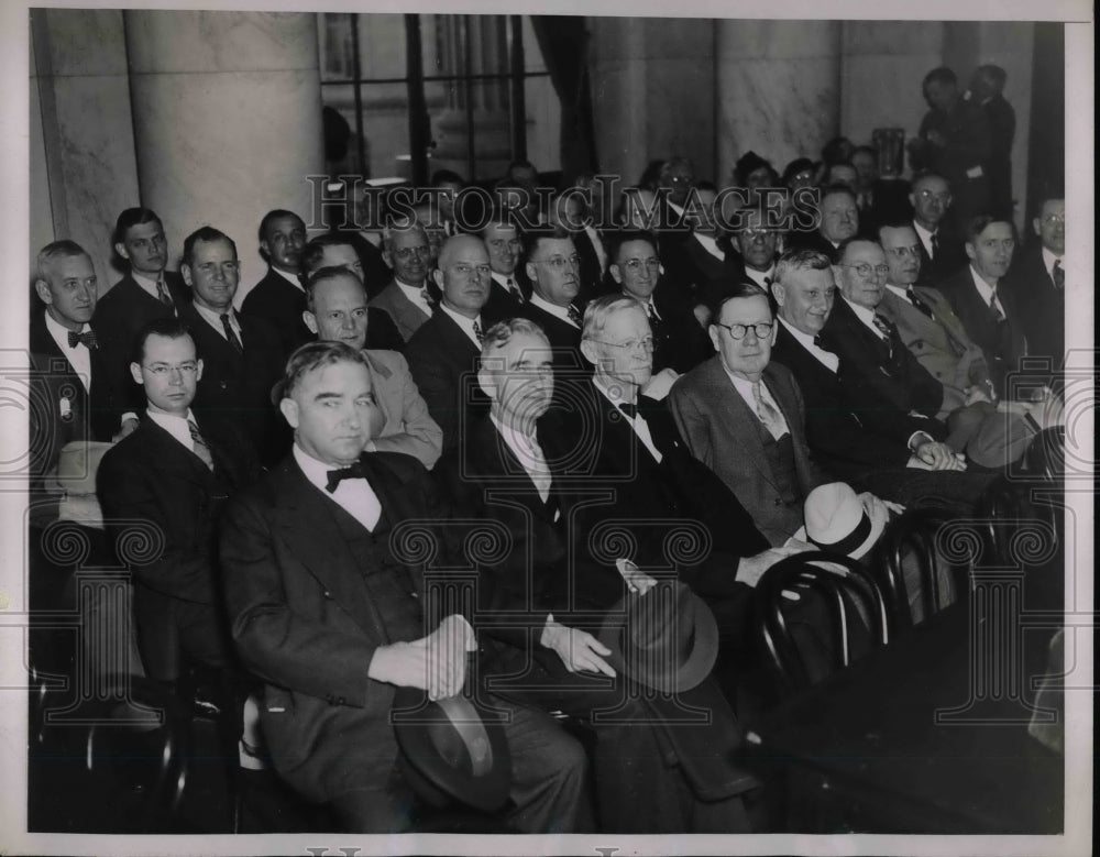 1937 Texans Appear At Senate Judiciary Hearing At Supreme Court - Historic Images