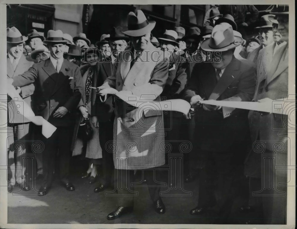 1936 Press Photo Mayor EF LaGuardia New York City Madison Ave Week - nea23367 - Historic Images