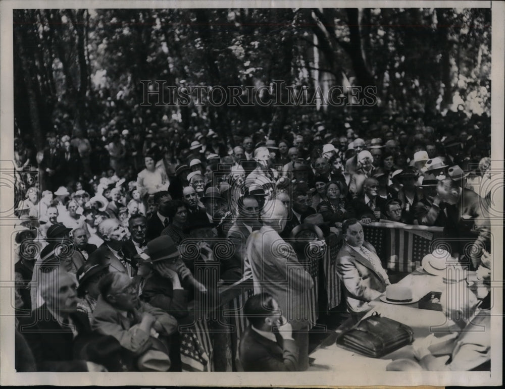 1935 Press Photo 1st Annual BBQ of California Townsend Club - nea23431 - Historic Images