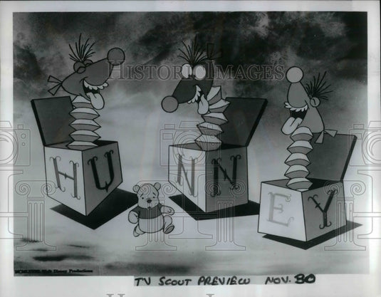 1970 Press Photo scene from Winnie the Pooh and the Blustery Day-Historic Images