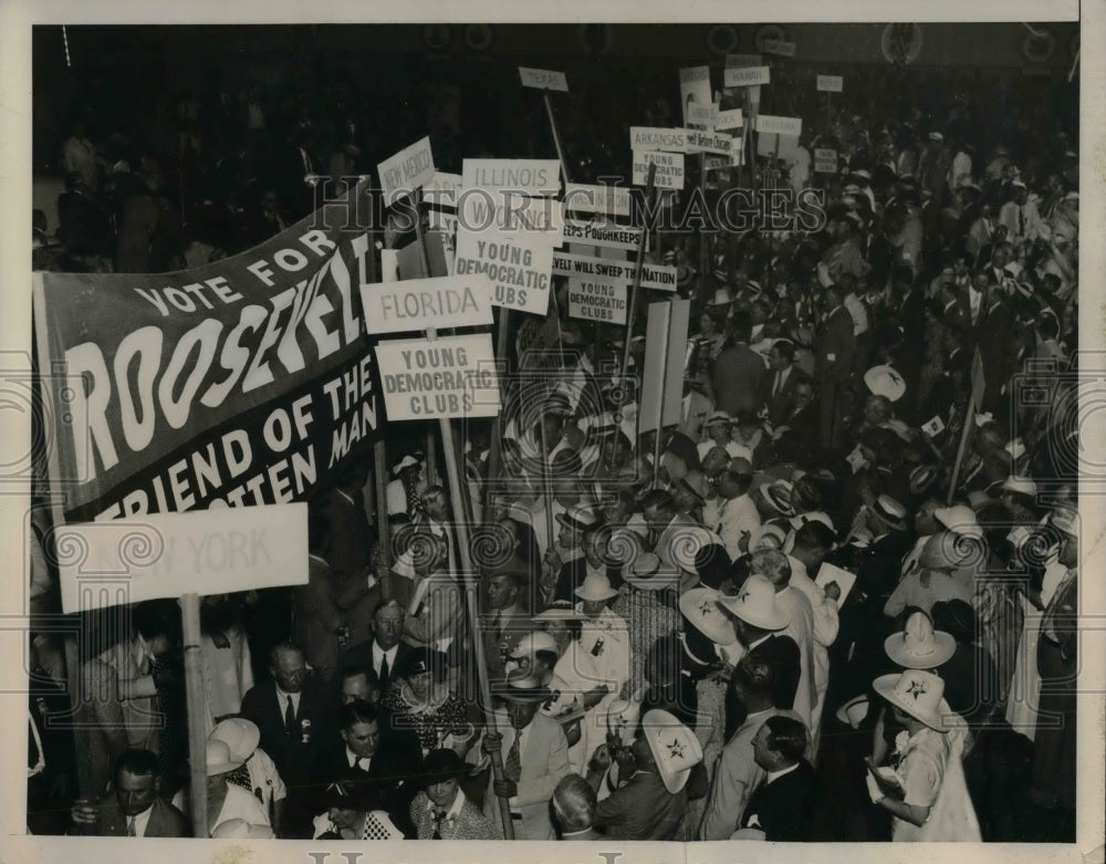1906 Democrat National Convention Rally. - Historic Images
