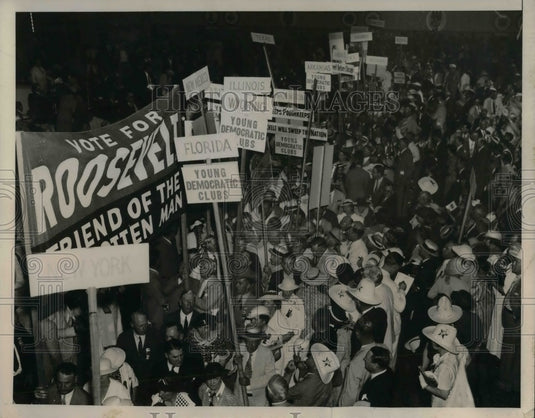 1906 Democrat National Convention Rally. - Historic Images