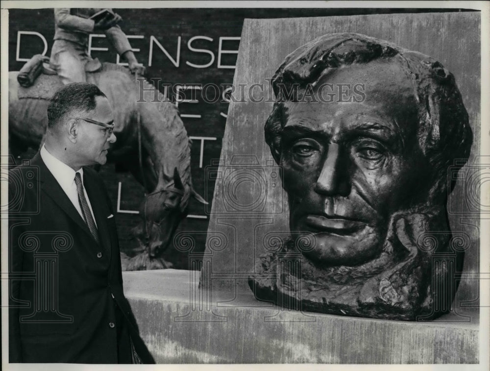 1964 UN Sec of Special Affairs, Ralph Bunche at Ill.avillion - Historic Images