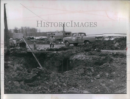 Road Construction, Bishop Road Closed  - Historic Images