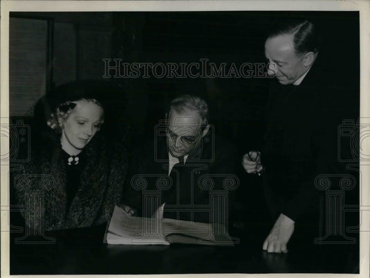 1940 Mayor Harold H.Burton of Cleveland find Themes in Rev.R.Jardine - Historic Images