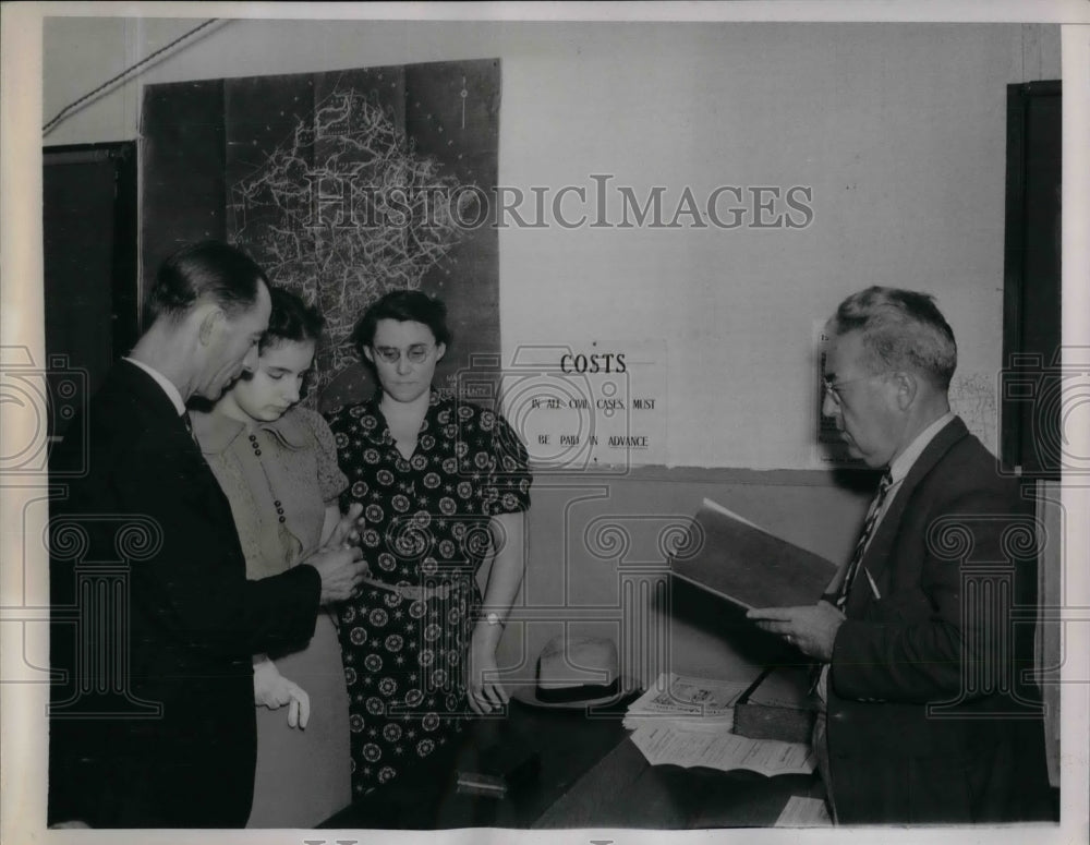 1938 Press Photo 14-Year-Old Alice Jenkins Marries 28-Year-Old Tilgham Johnson-Historic Images