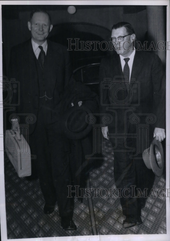 1956 US Amb. to France C. Douglas Dillon & Sec. James Hagerty - Historic Images