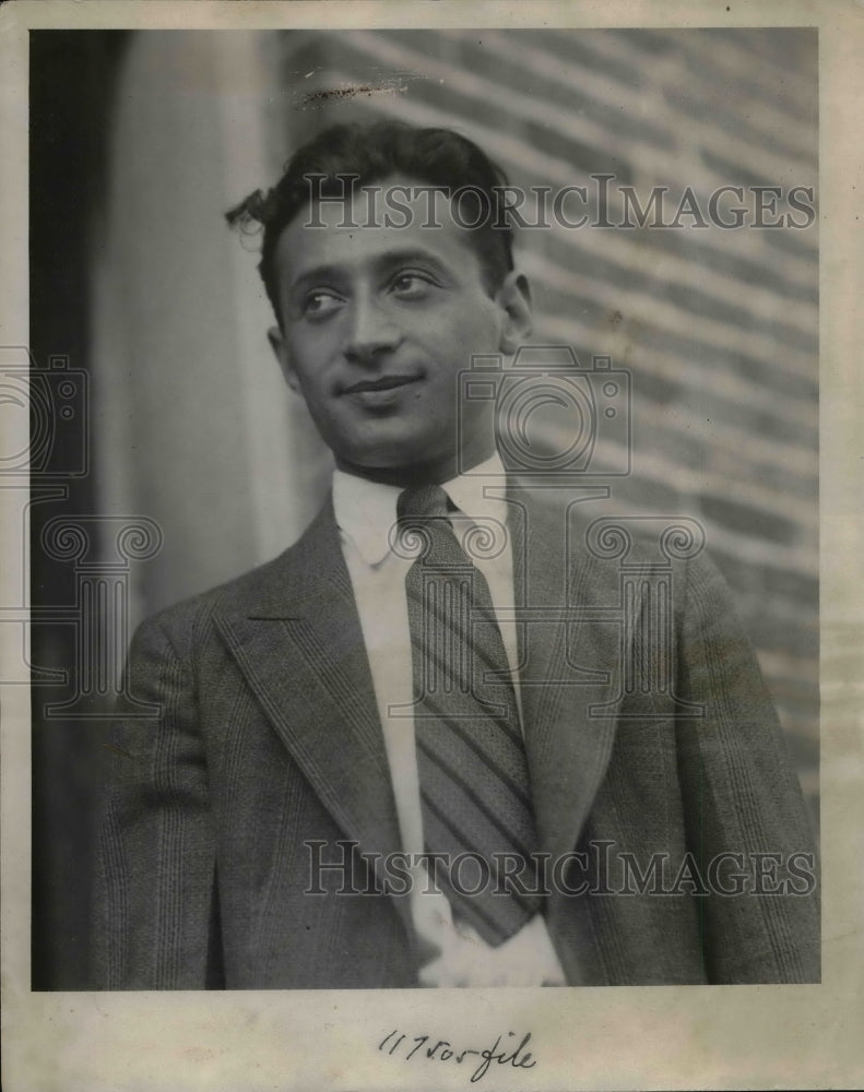 1929 Press Photo SAmmy Epstein, at New orleans trial of a friend - Historic Images