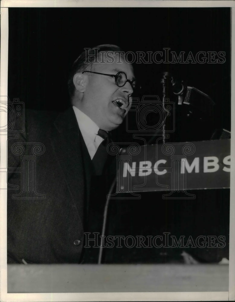 1936 Press Photo Gov. H. Styles Bridges of New Hampshire - nea25585 - Historic Images