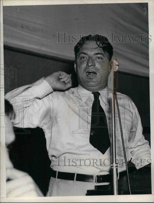 1936 Press Photo Rev. Gerald L.K. Smith - Historic Images