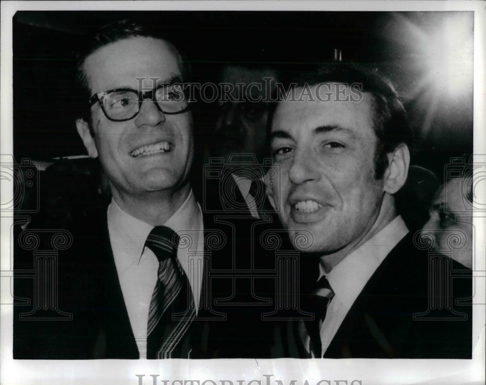 1970 Press Photo Theodore C. Sorensen, Adam Walinsky, Former Kennedy Aides - Historic Images
