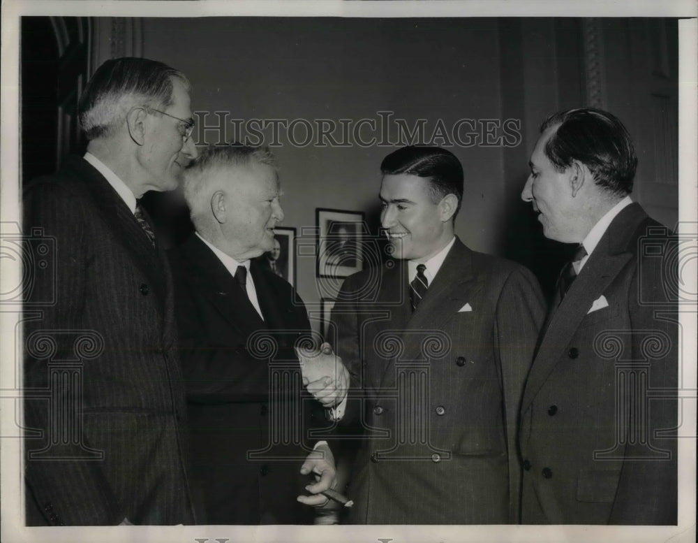 1940 Sen. Charles Andrews, Vice Pres. Garner, Sen. Charles Andrews, - Historic Images