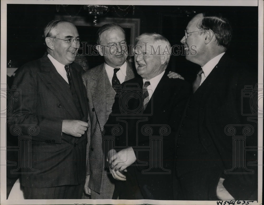 1940 Press Photo Sen. Arthur Vandenberg, Se. Wheeler, Vice Pres. John Garner - Historic Images