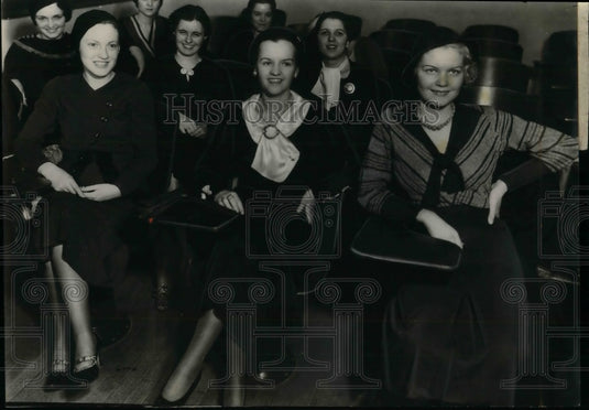 1932 Press Photo University at Indianapolis Butler Coeds - nea27272 - Historic Images