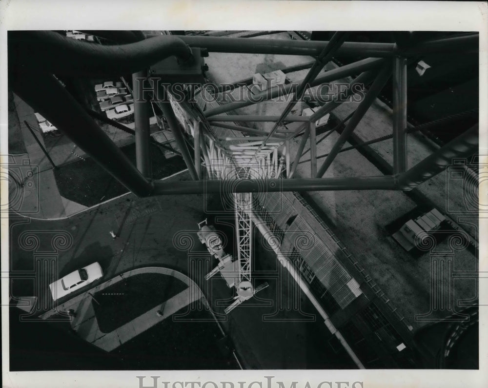1962 Astronaut&#39;s Eye View From Cherry Picker Of Cape Canaveral-Historic Images
