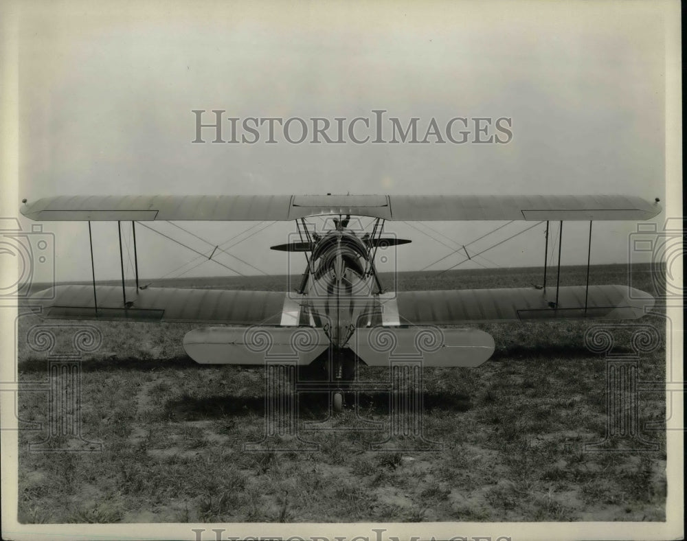 1931 Press Photo The Spartan Jacobs 60 HP engine at the airport before take off-Historic Images