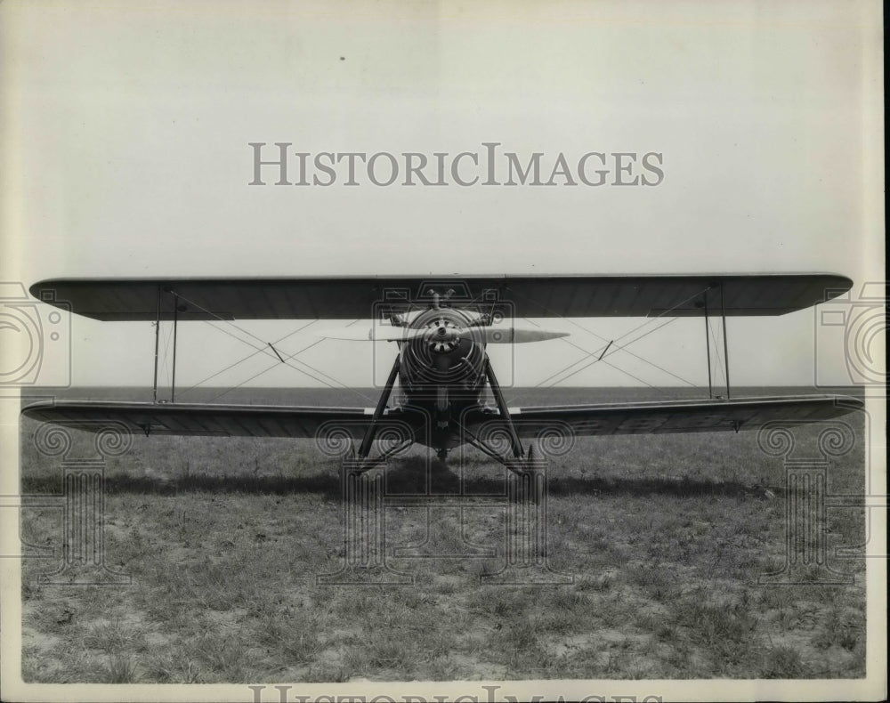 1931 Press Photo The Spartan Jacobs 60 HP engine at the airport before take off- Historic Images