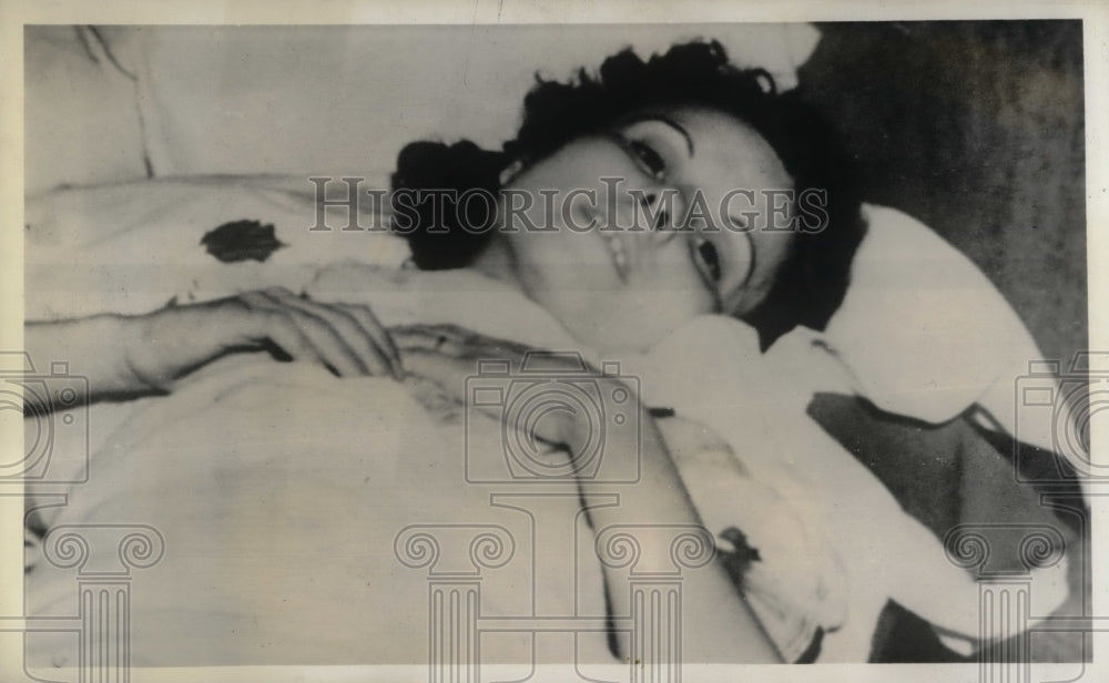 1939 Mrs. Ruth Joiner Michigan City Indiana hostage wounded - Historic Images