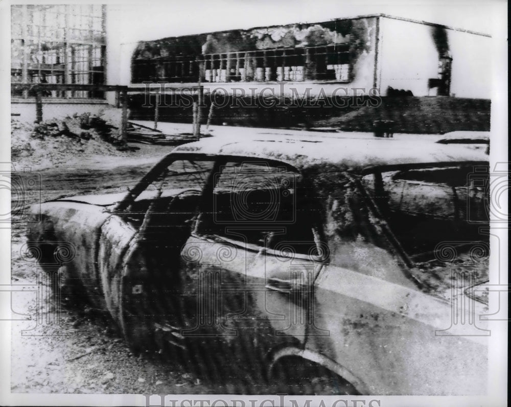 1969 Press Photo General Motors Plant, Montevideo, Uruguay,terrorists destroyed - Historic Images