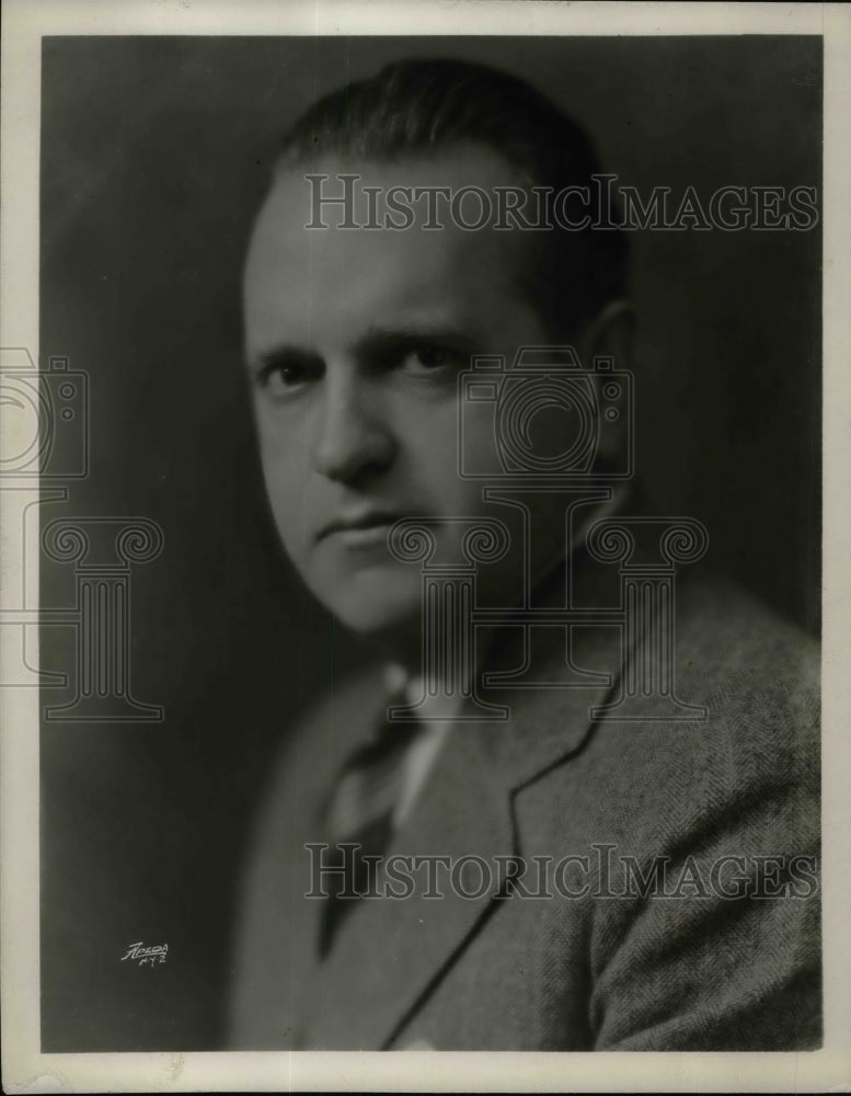 1928 Press Photo William Simmons Baritone Singer - Historic Images