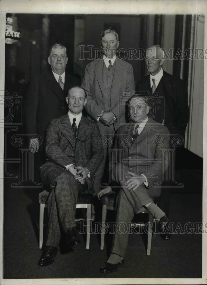 1931 Press Photo J. Edgerton, R. Lund, R. Ballentine, W. W. Nicholds - nea29236 - Historic Images