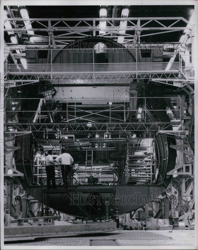 1969 Press Photo Lockheed Martin Aeronautics Plant in Marietta Georgia. - Historic Images