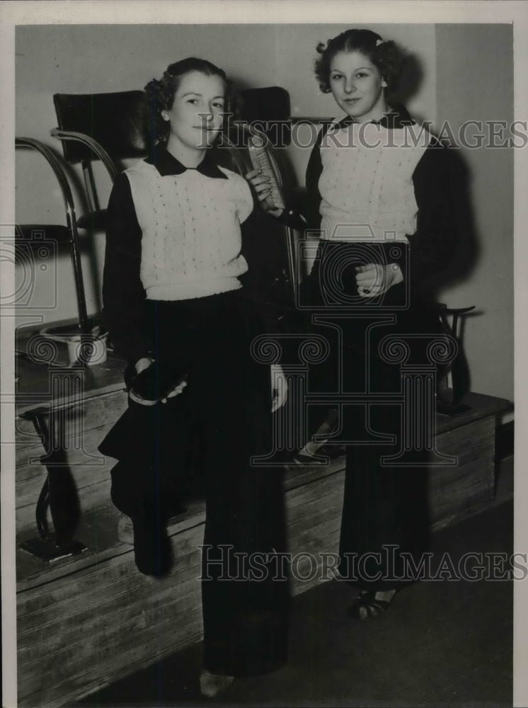 1936 Bernice Sheppard and cousin Caroline, opened a Shoe Parlor. - Historic Images